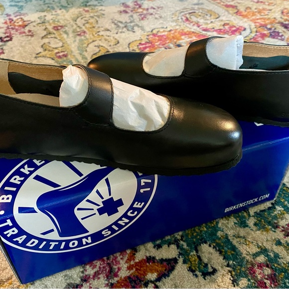 Birkenstock Tracy Maryjane Leather Black EU 39 US 8-8.5 - Picture 5 of 7